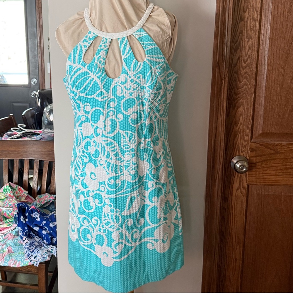 Lilly Pulitzer Pink and White Dress